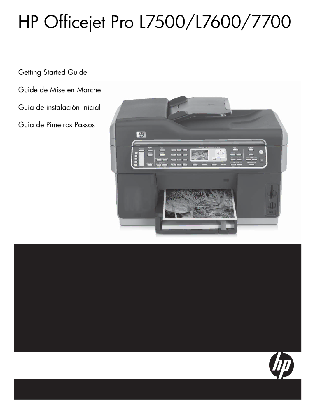 HP Pro L7680, Pro L7750, Pro L7650, Pro L7580, Pro L7780, Pro L7550, Pro L7590 manual HP Officejet Pro L7500/L7600/7700 