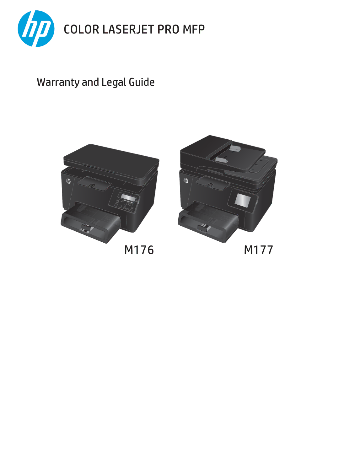 HP Pro MFP M176n, Pro MFP M177fw manual Color Laserjet PRO MFP 