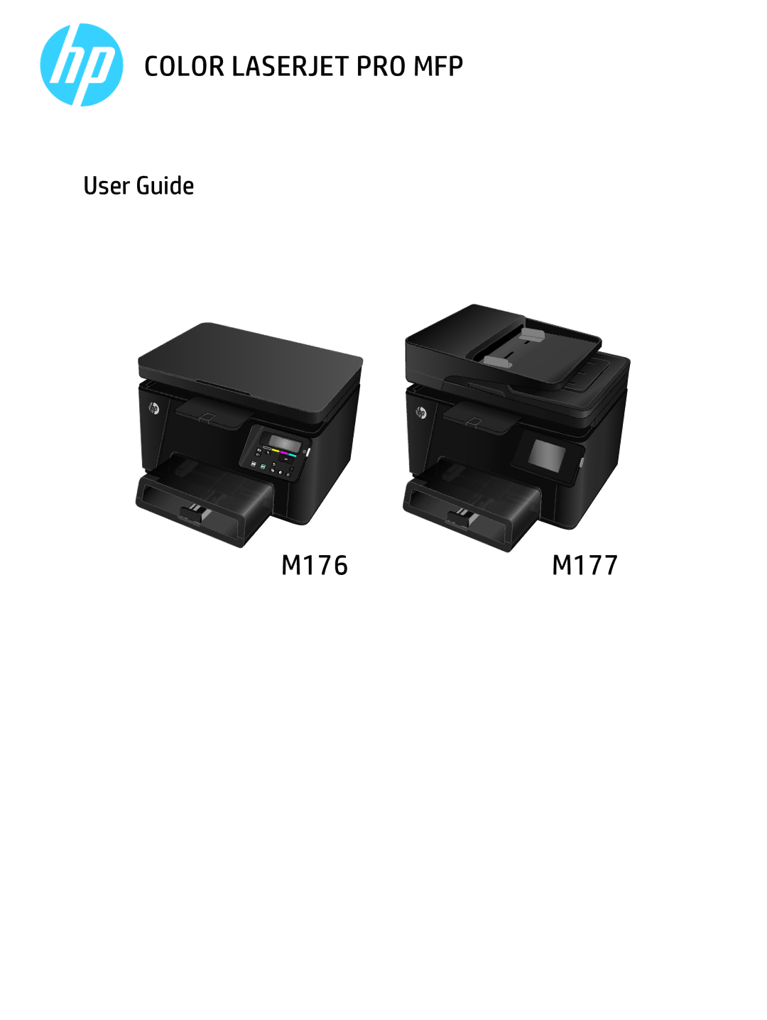 HP Pro MFP M177fw manual Color Laserjet PRO MFP 