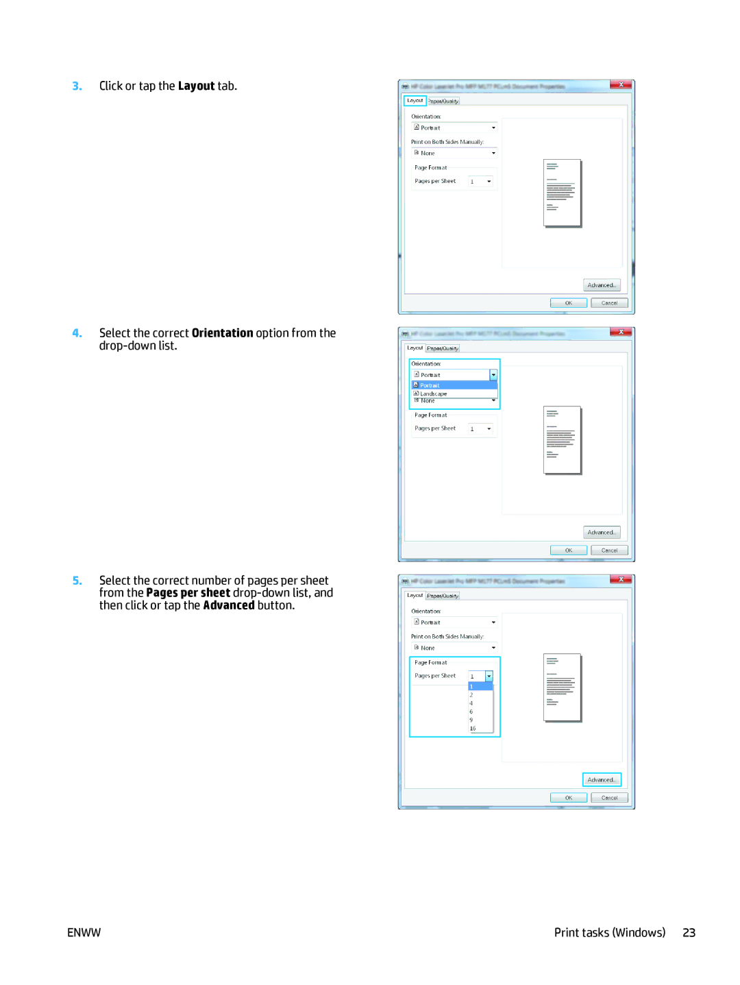 HP Pro MFP M177fw manual Enww 