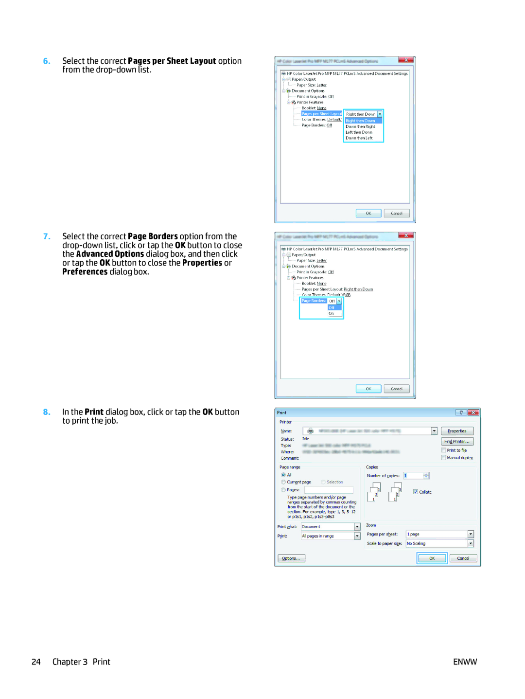 HP Pro MFP M177fw manual Enww 