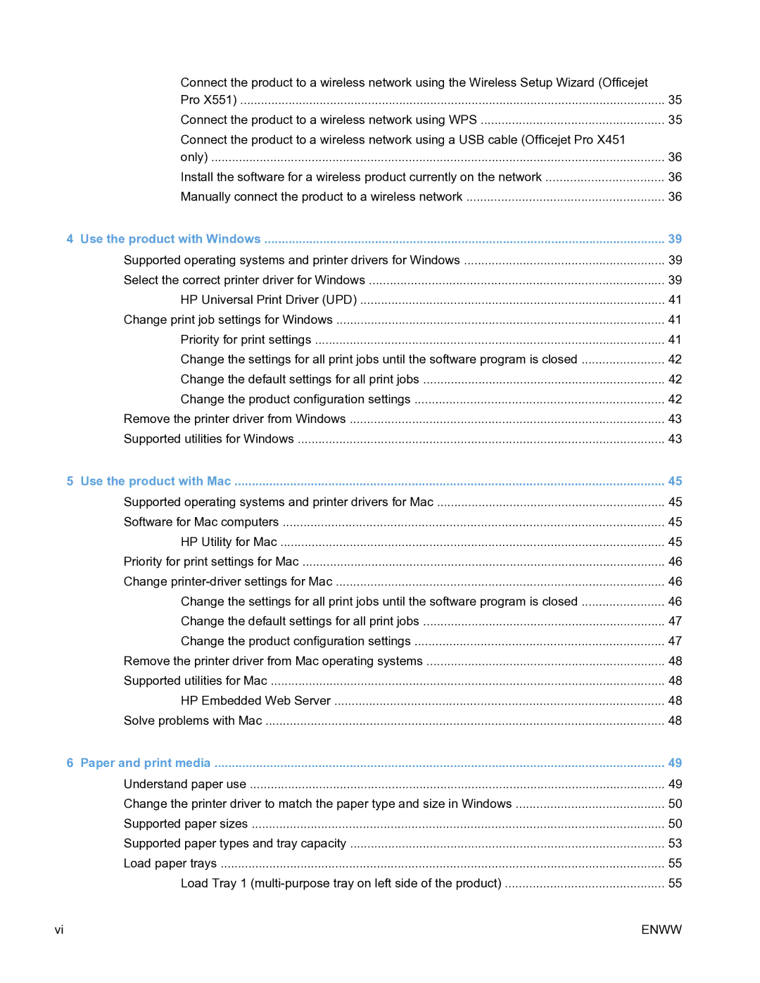 HP Pro X451 manual Use the product with Windows 