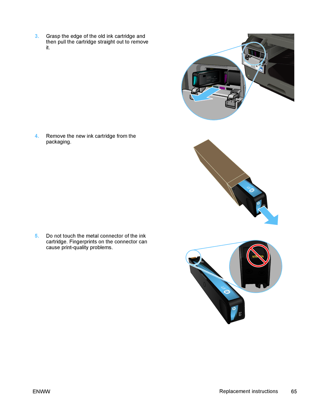 HP PRO X476 MFP manual Replacement instructions 