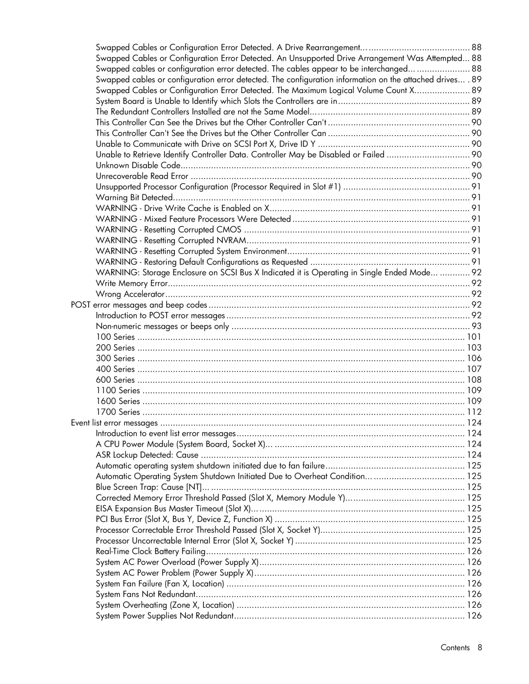 HP ProLight Server manual 101 