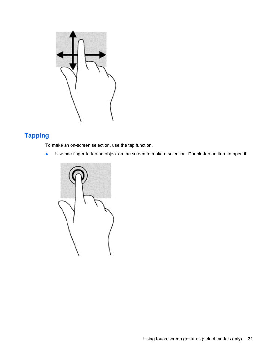 HP Provantage F3F15UA#ABA manual Tapping 