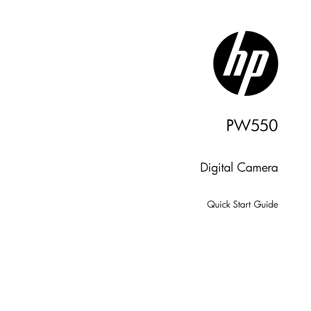 HP PW550 manual 