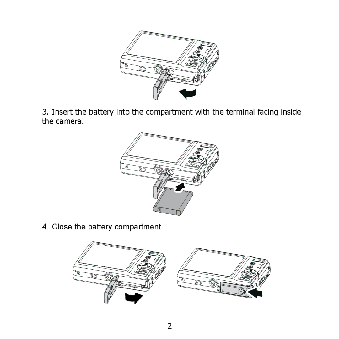 HP PW550 manual Close the battery compartment 