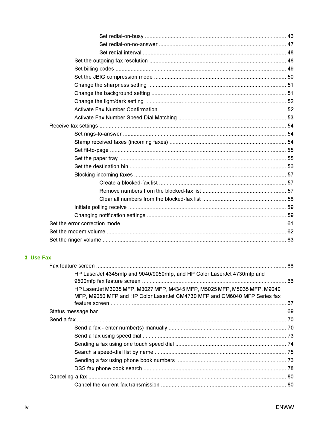 HP Q3701 manual Use Fax 