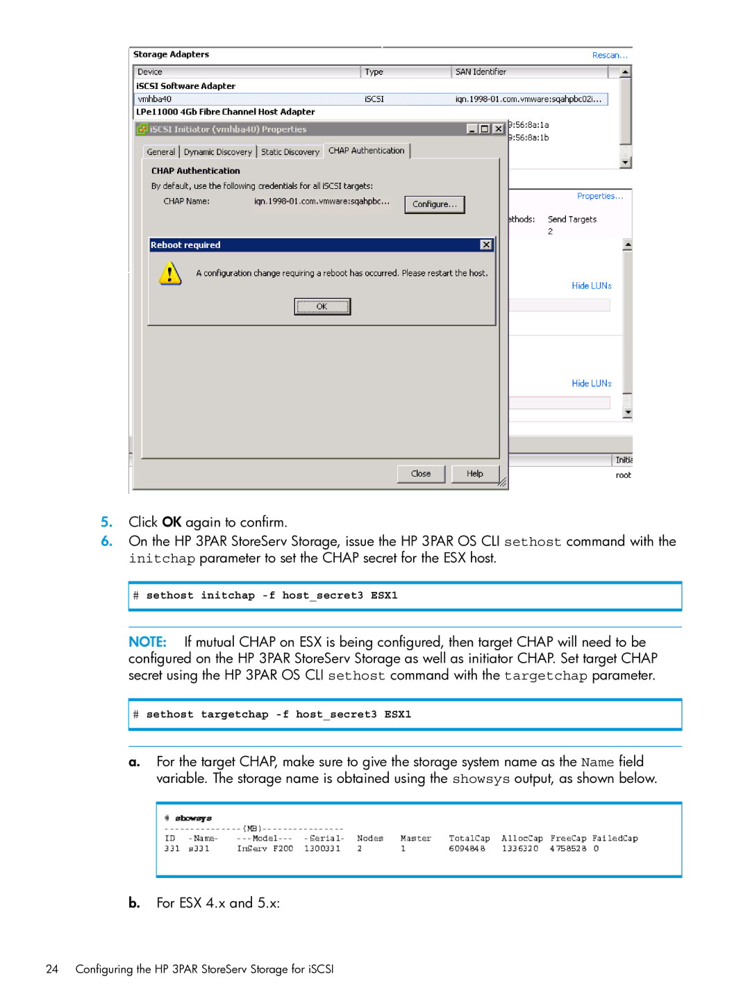 HP QR516B manual For ESX 4.x 