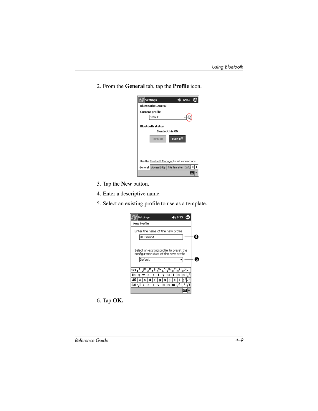 HP QuickSpecs h5400 manual Using Bluetooth 