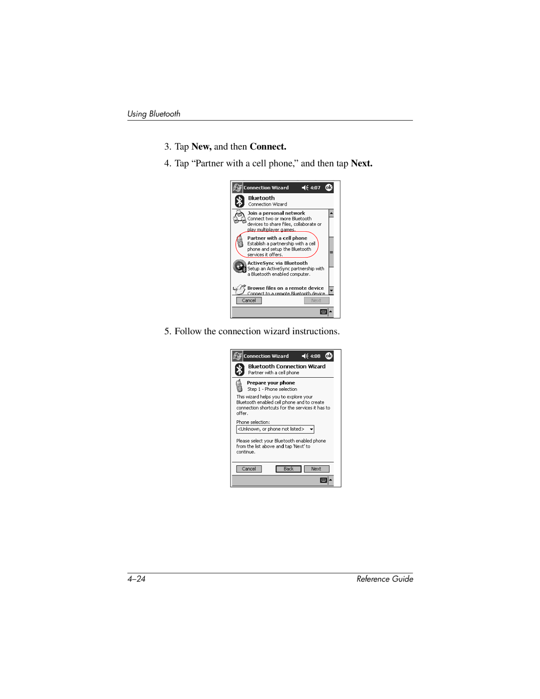 HP QuickSpecs h5400 manual Using Bluetooth 