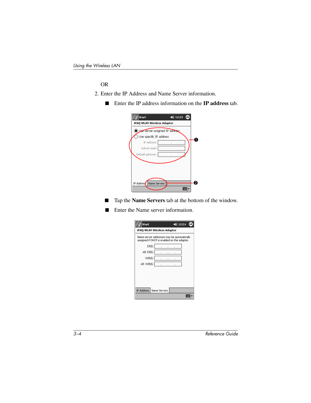 HP QuickSpecs h5400 manual Using the Wireless LAN 