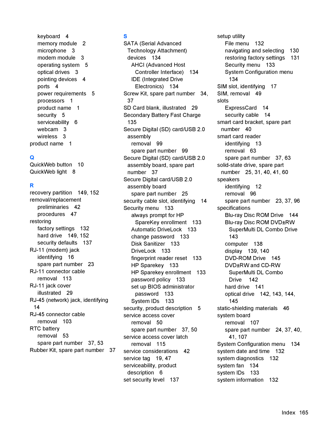 HP QX882US manual 