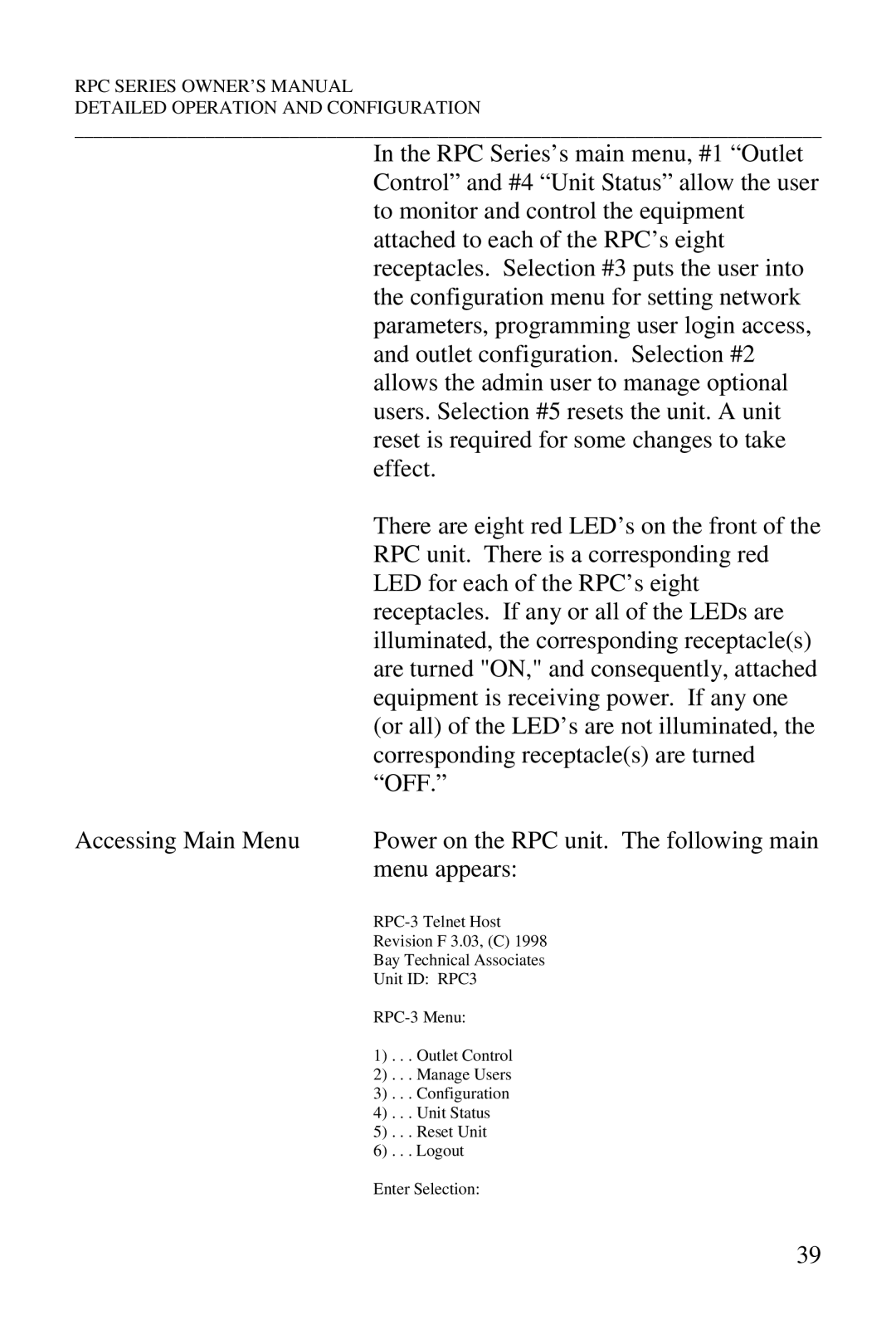 HP R-2 MD01, R-2A, R-3A, R-2 RDR manual Detailed Operation and Configuration 