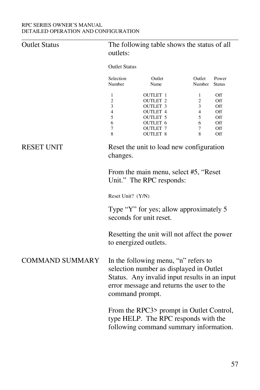 HP R-2 RDR, R-2A, R-2 MD01, R-3A manual Reset the unit to load new configuration, Changes 