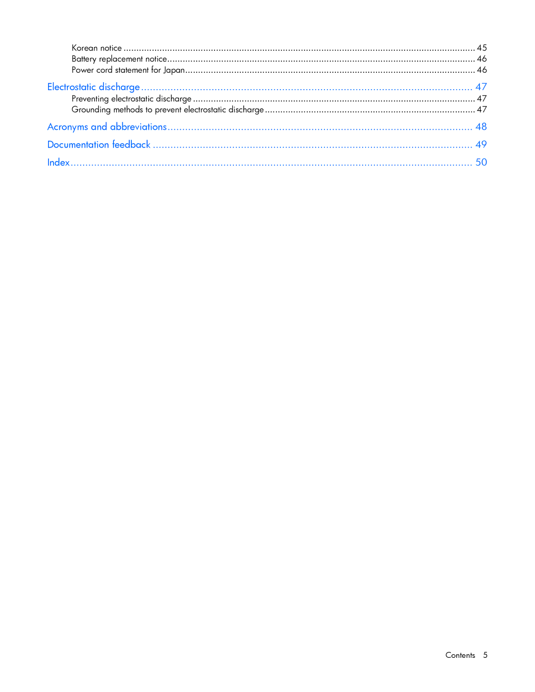 HP R1500 G3 UPS manual Electrostatic discharge 