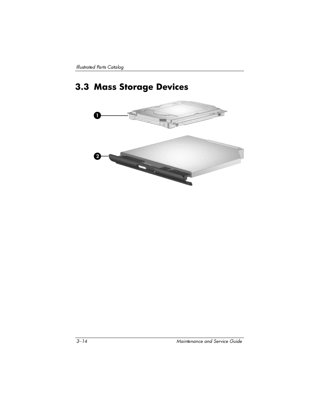 HP R4127US, R4000, R4001XX, R4003XX, R4012US, R4025US, R4150EA, R4100, R4010US manual Mass Storage Devices 