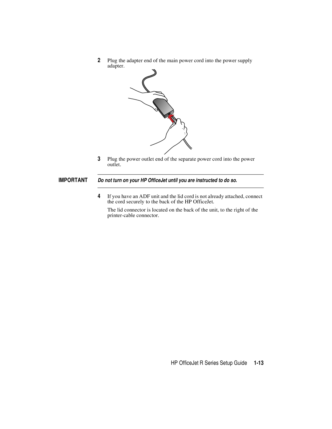 HP r65, r45 manual HP OfficeJet R Series Setup Guide 