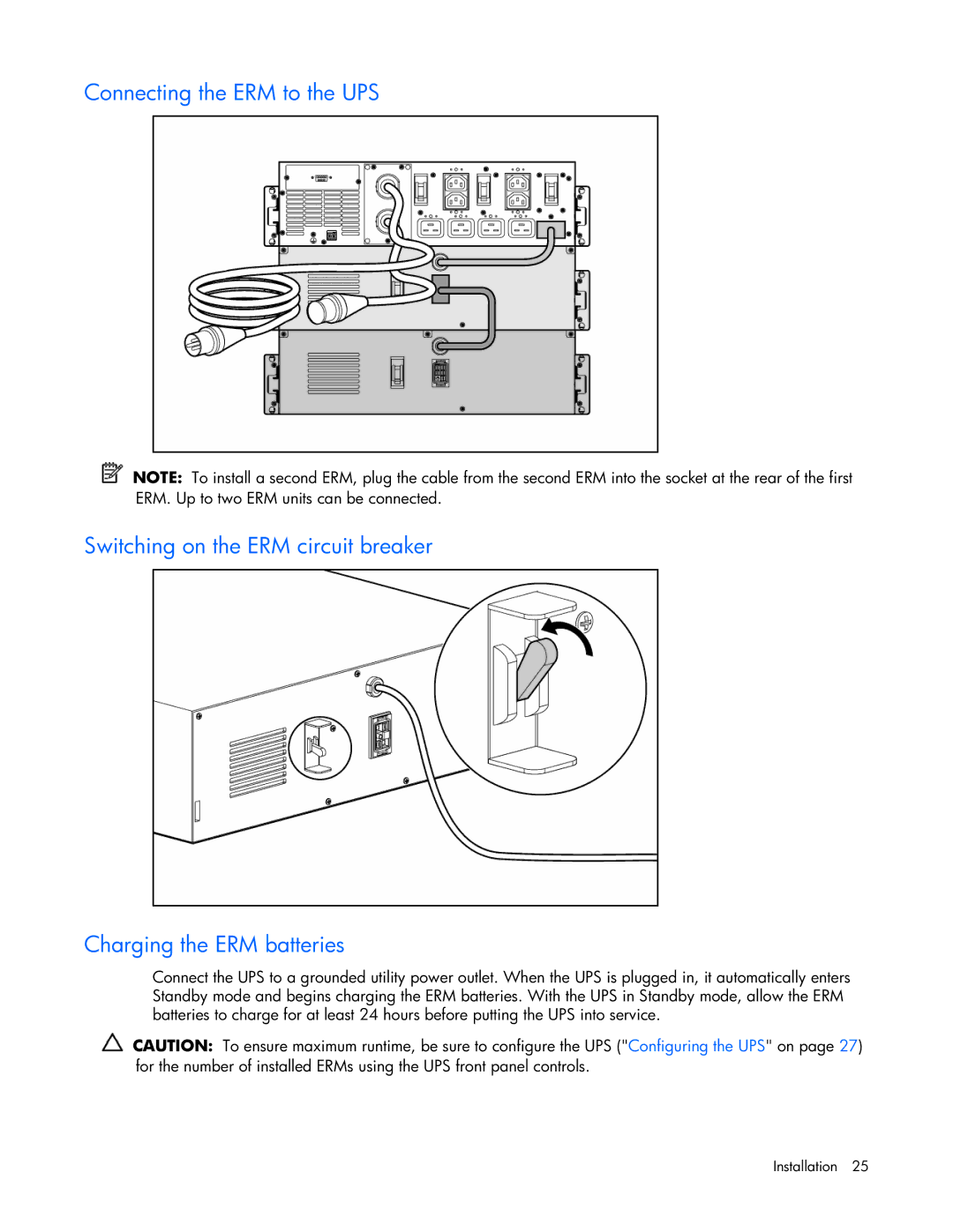 HP R5500 manual Installation 