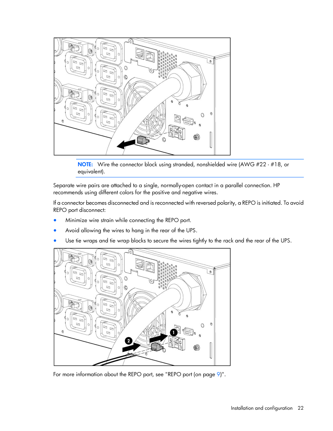 HP R7000 manual Installation and configuration 