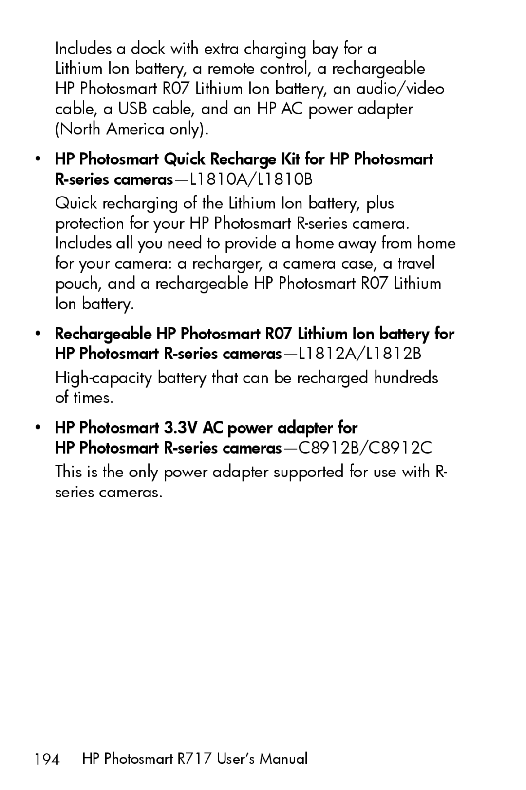 HP manual HP Photosmart R717 User’s Manual 