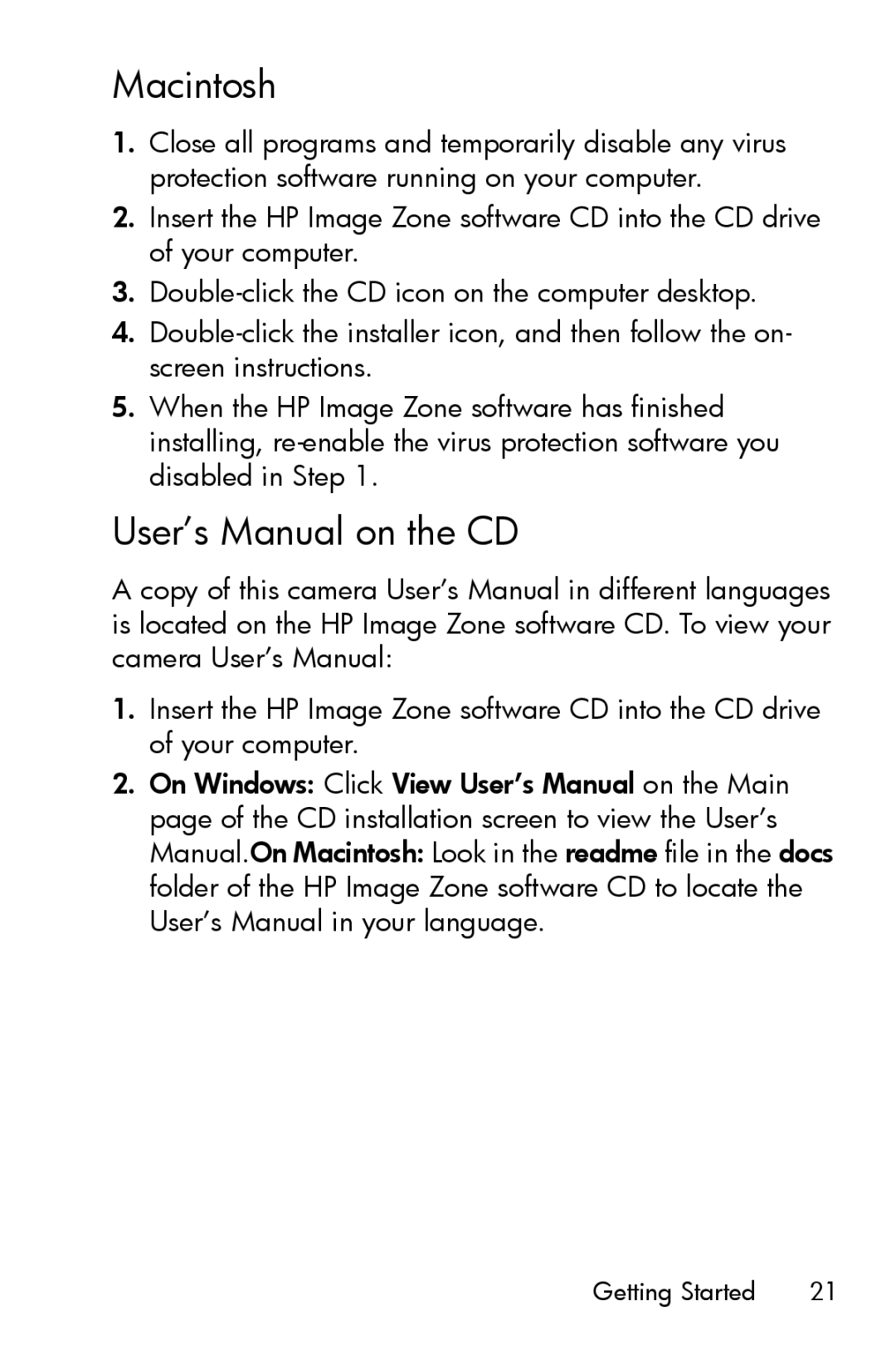 HP R717 manual Macintosh 