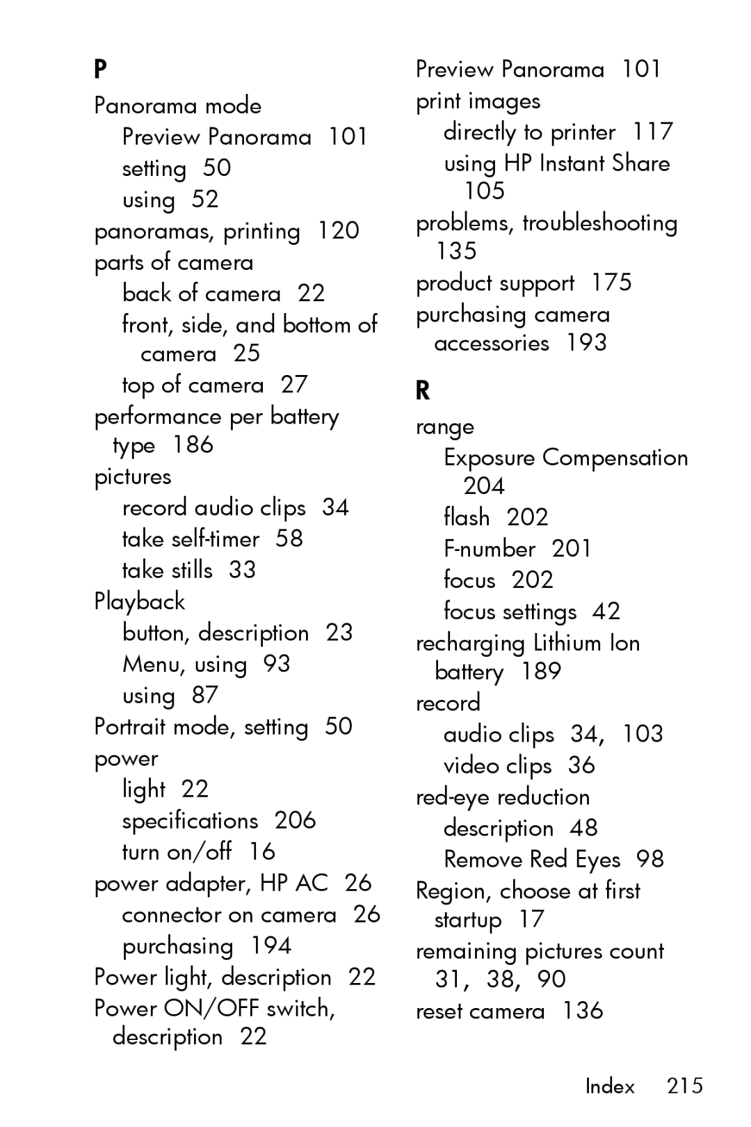 HP R717 manual Red-eye reduction description 48 Remove Red Eyes 