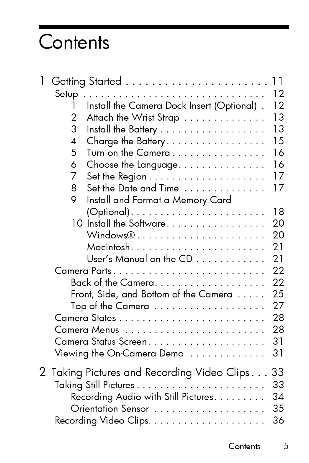 HP R717 manual Contents 