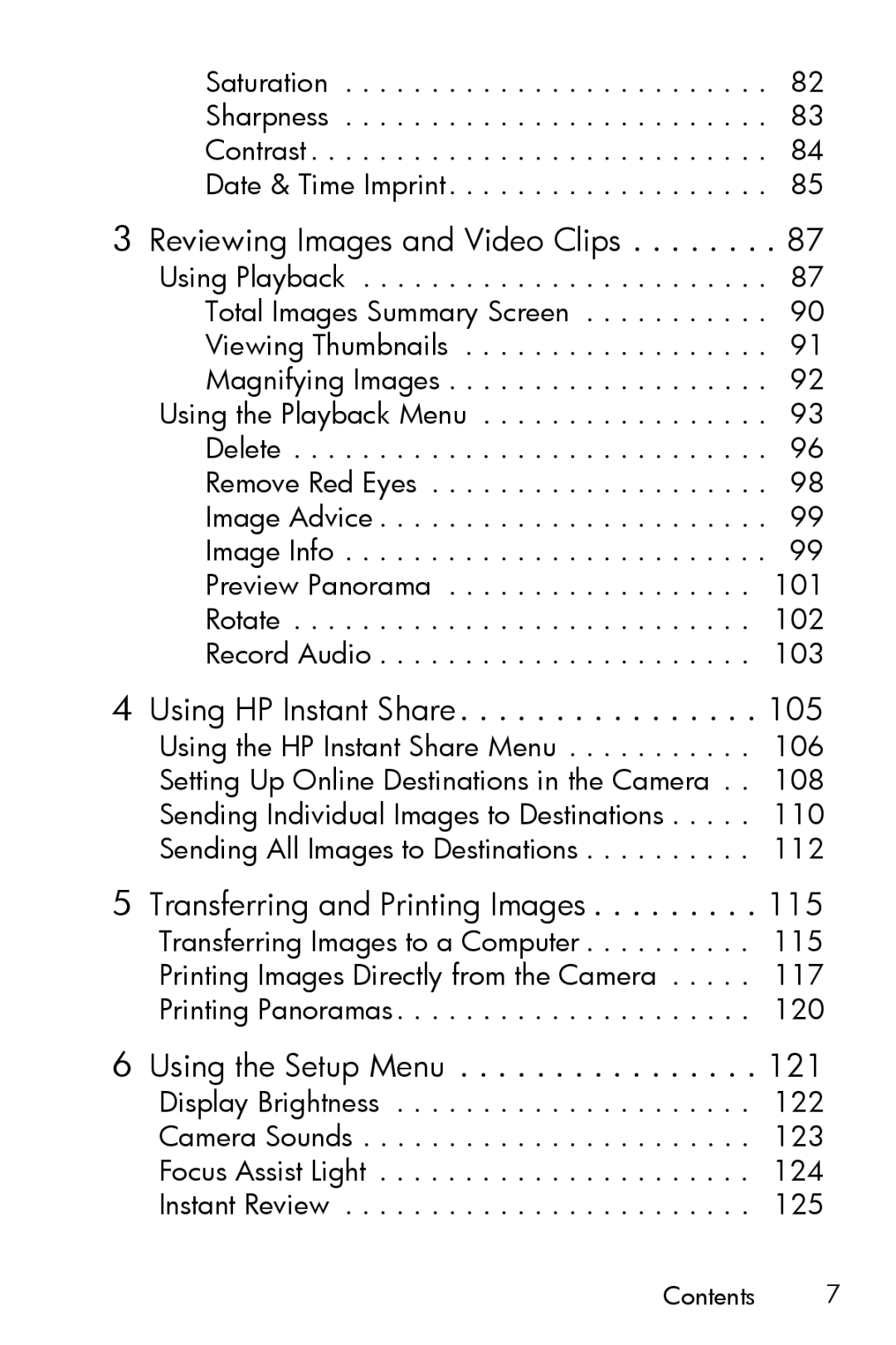 HP R717 manual Reviewing Images and Video Clips 