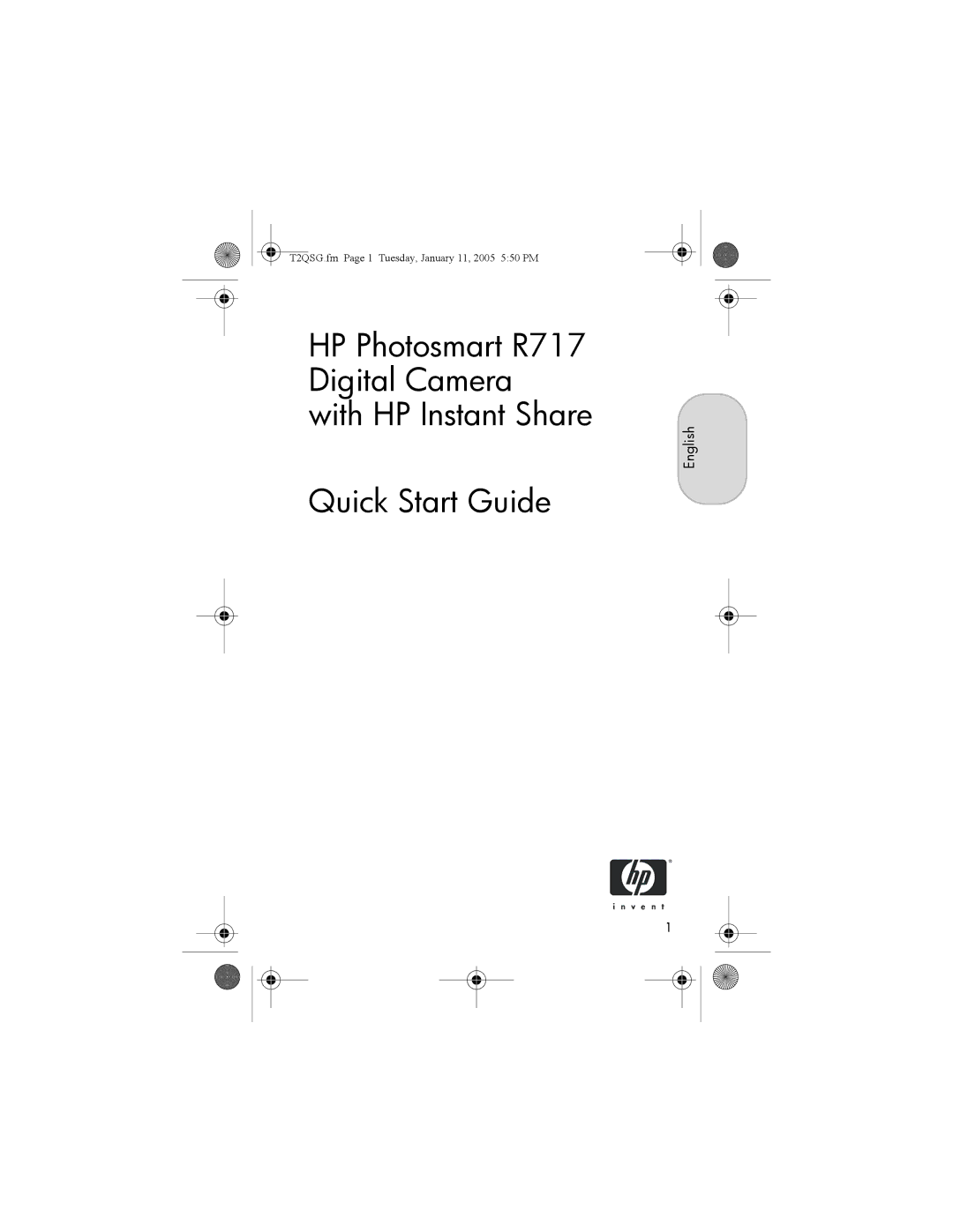 HP R717 manual Quick Start Guide 