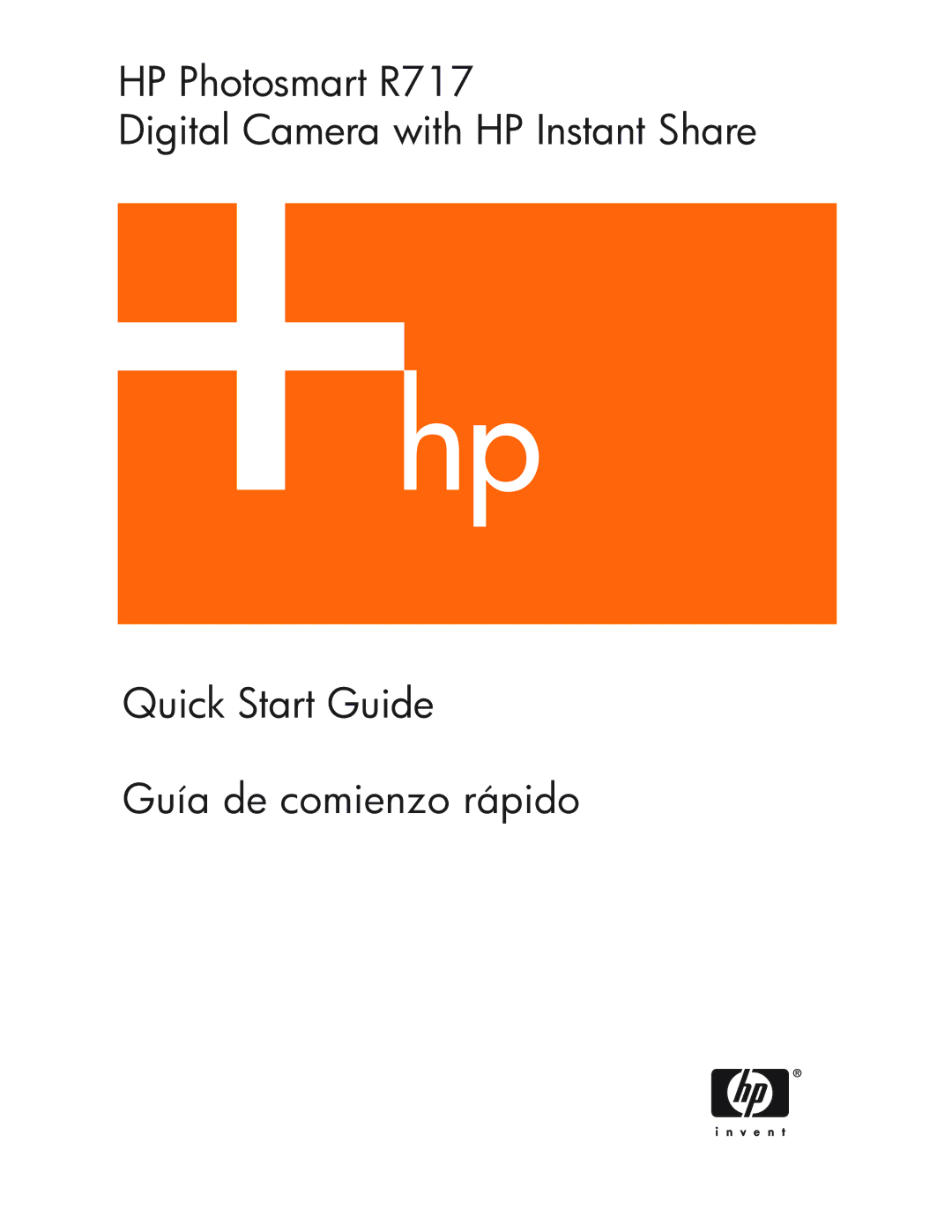 HP R717 manual 4XLFN6WDUW*XLGH 