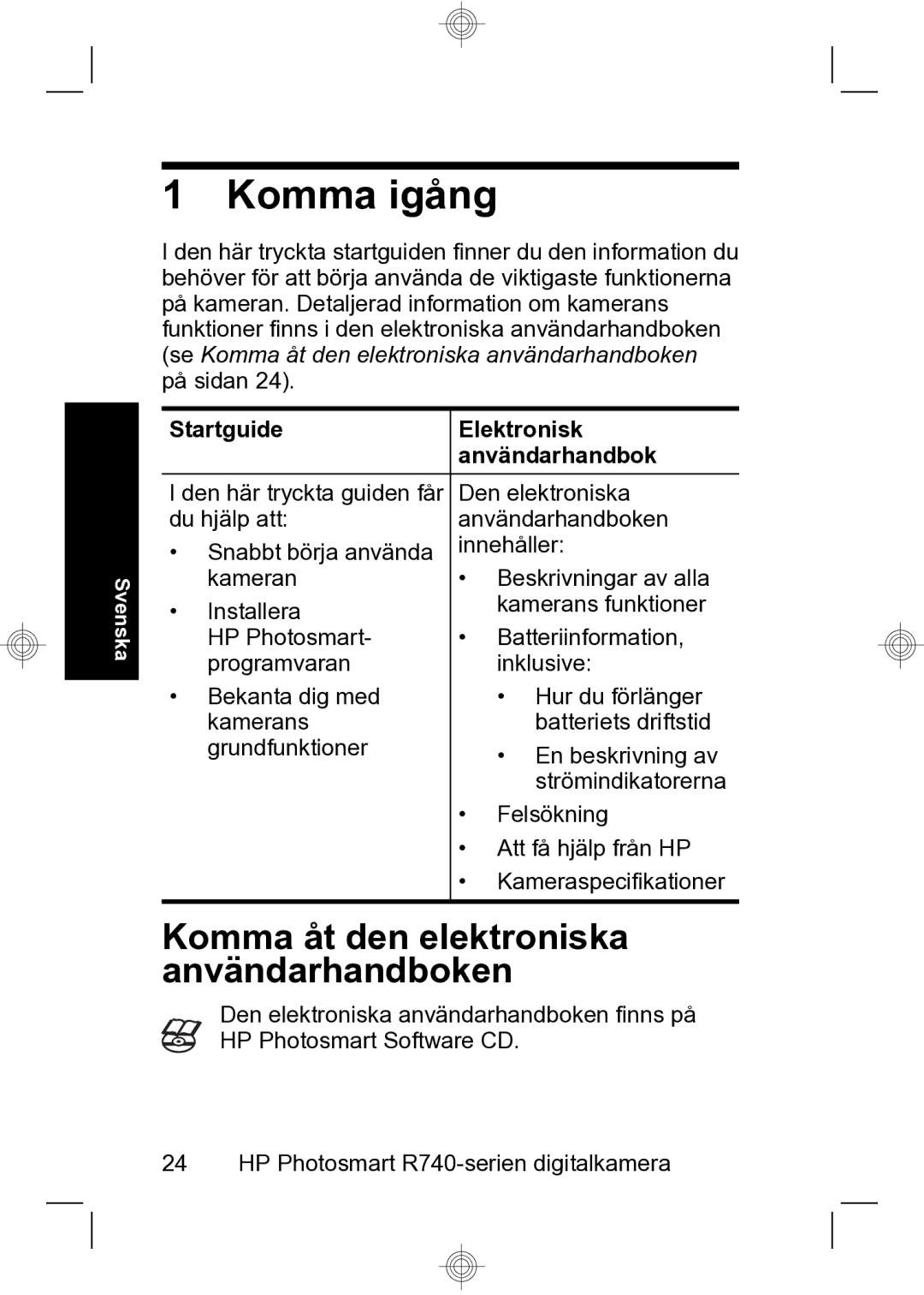 HP R740 manual Svenska 