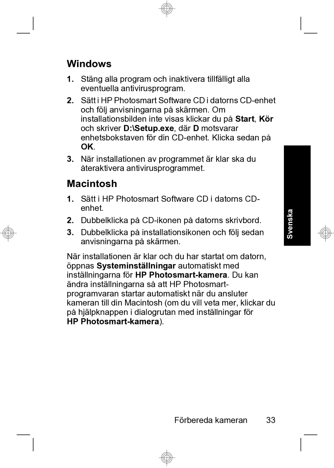 HP R740 manual HP Photosmart-kamera 