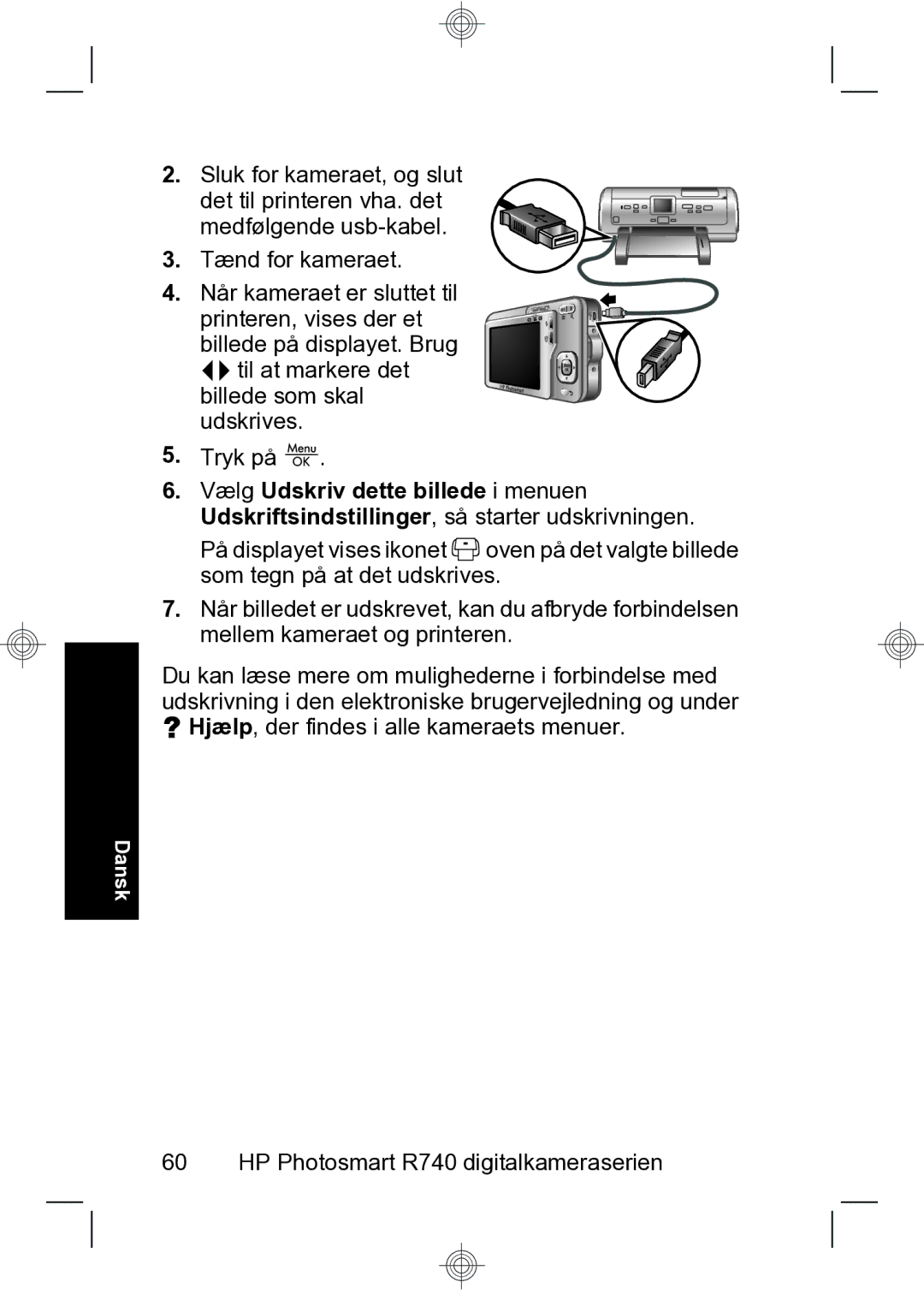 HP manual HP Photosmart R740 digitalkameraserien 