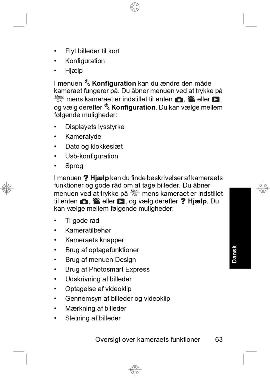 HP R740 manual Dansk 