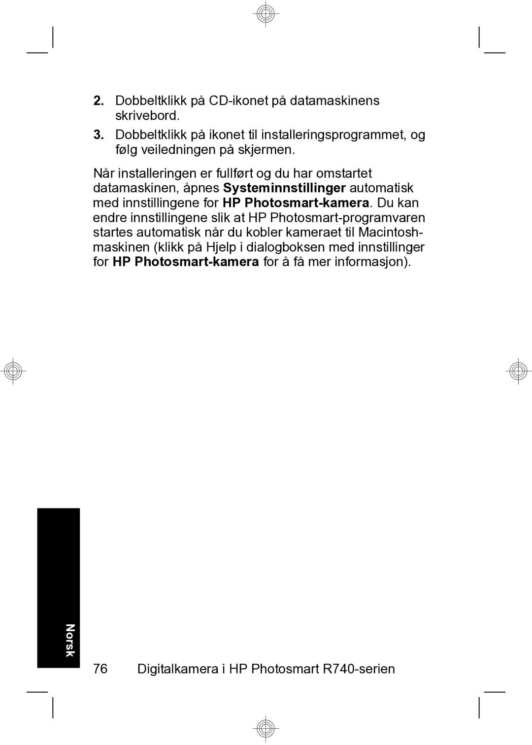 HP manual Digitalkamera i HP Photosmart R740-serien 