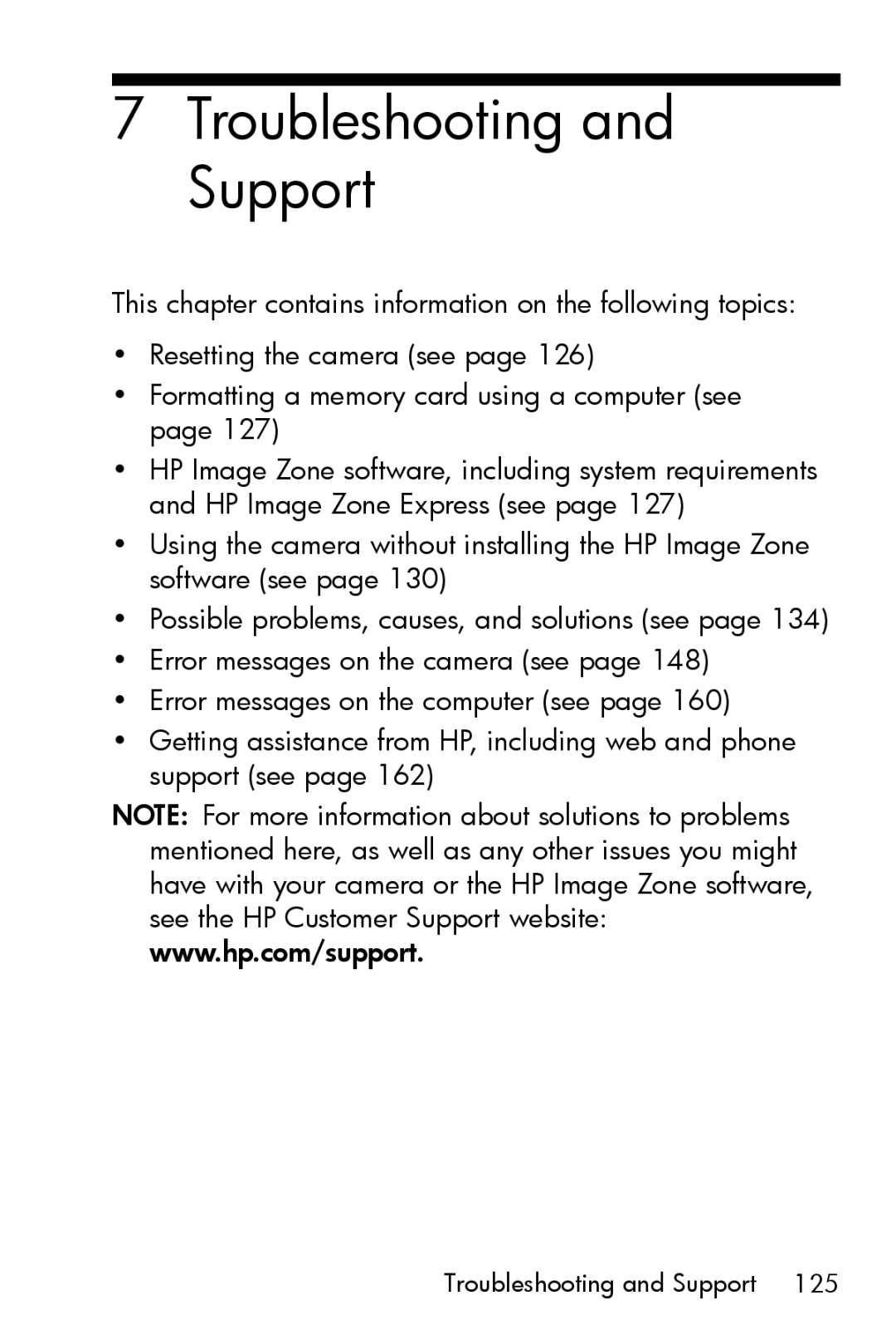 HP R817 manual Troubleshooting and Support 