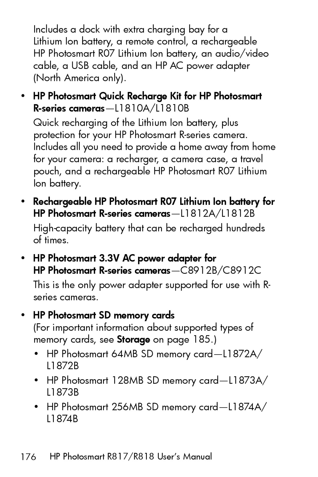 HP manual HP Photosmart R817/R818 User’s Manual 