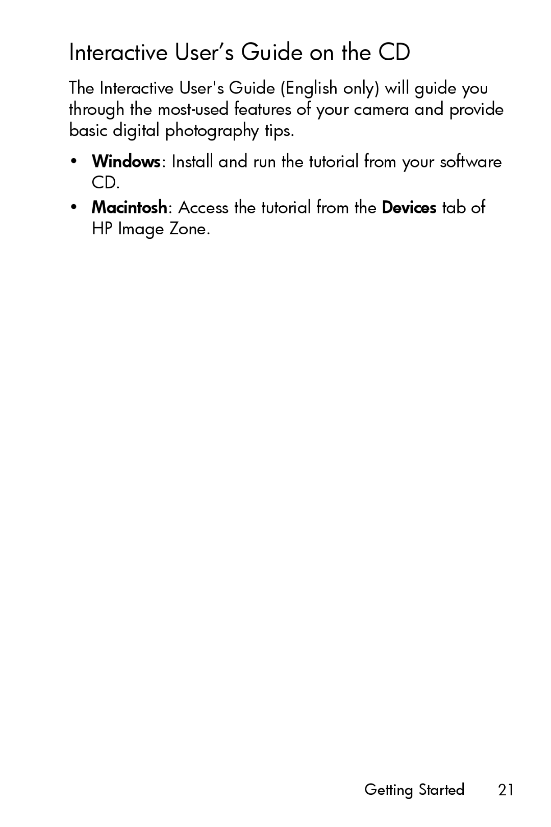 HP R817 manual Interactive User’s Guide on the CD 