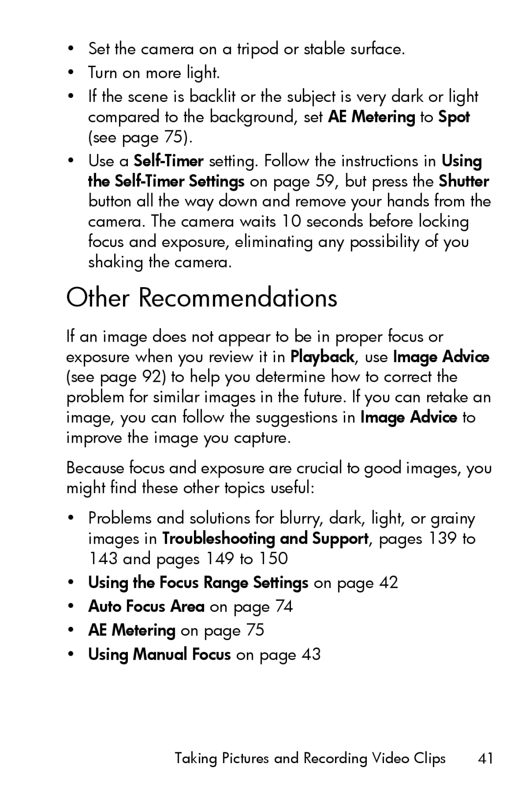 HP R817 manual Other Recommendations 