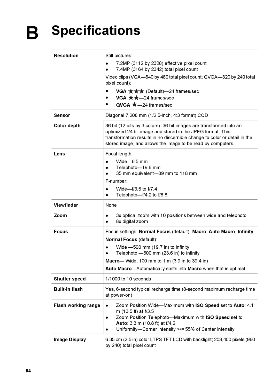 HP R827 manual Specifications 