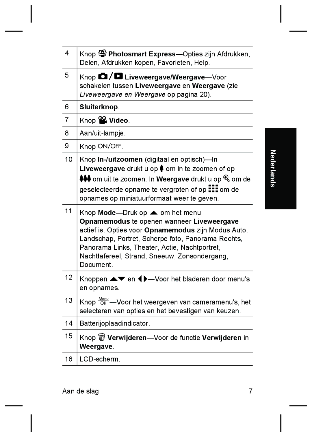 HP R827 manual Nederlands 