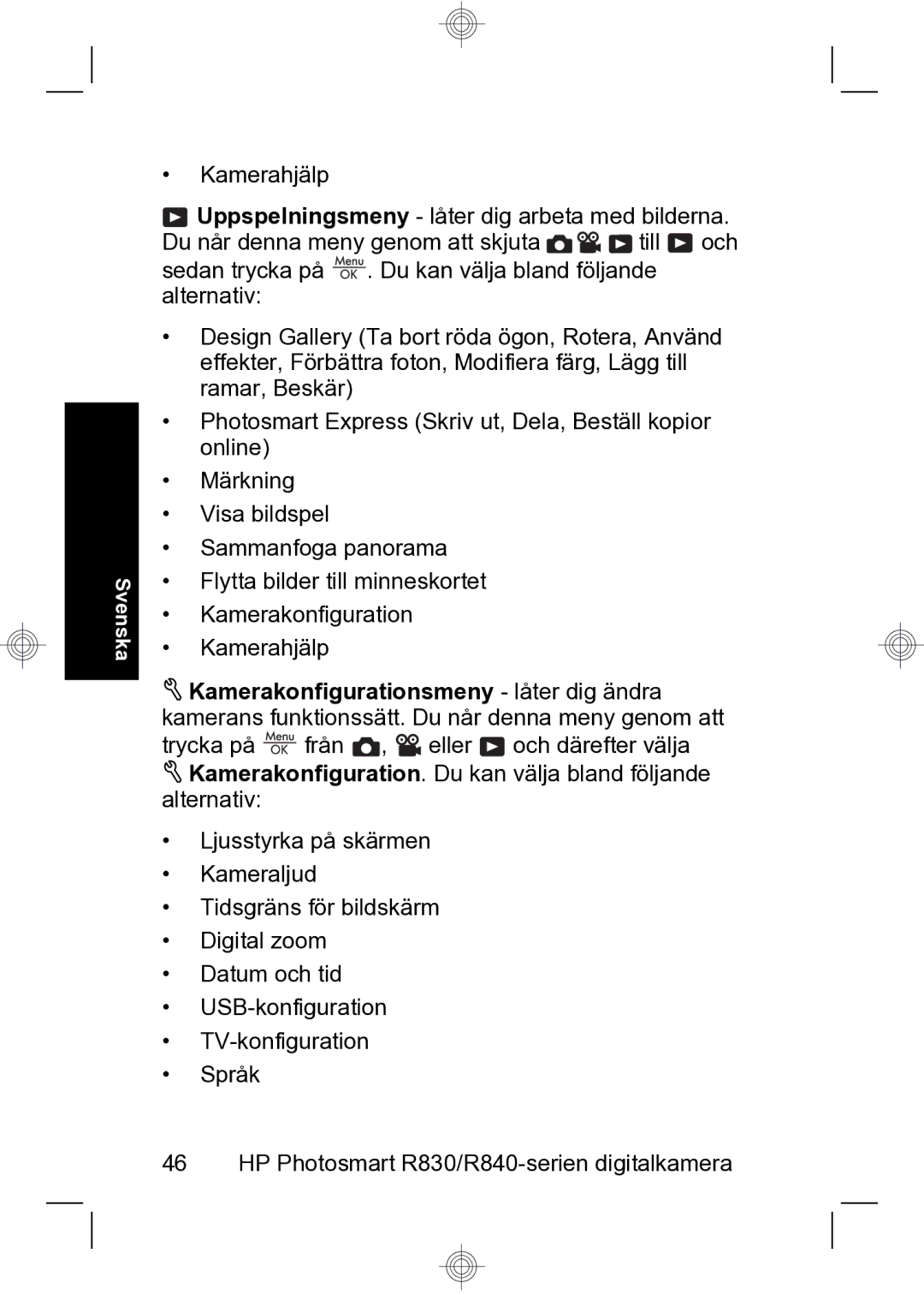 HP R847 manual Svenska 