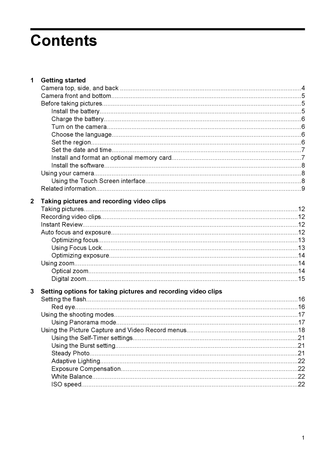 HP R937 manual Contents 