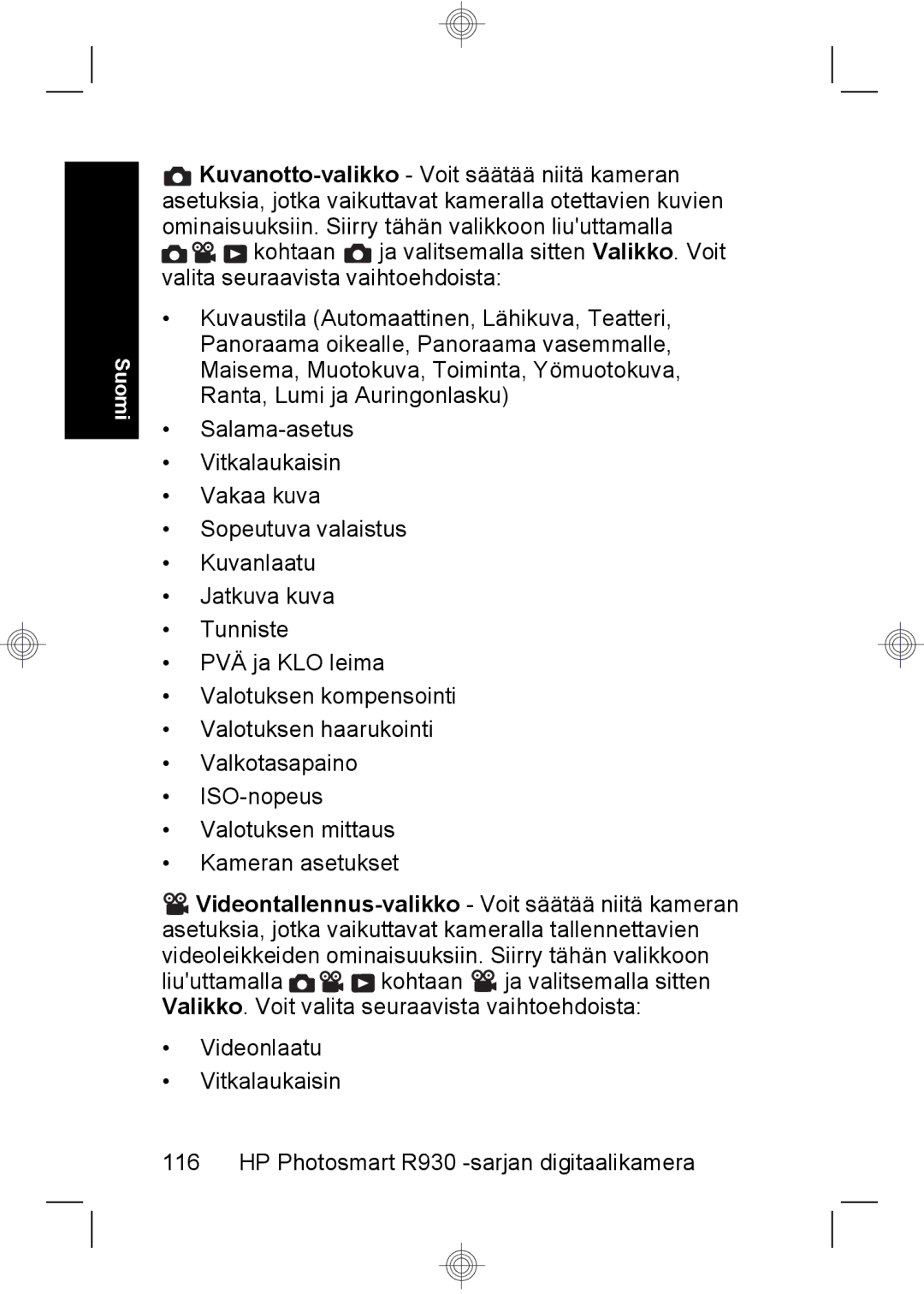 HP R937 manual Suomi 