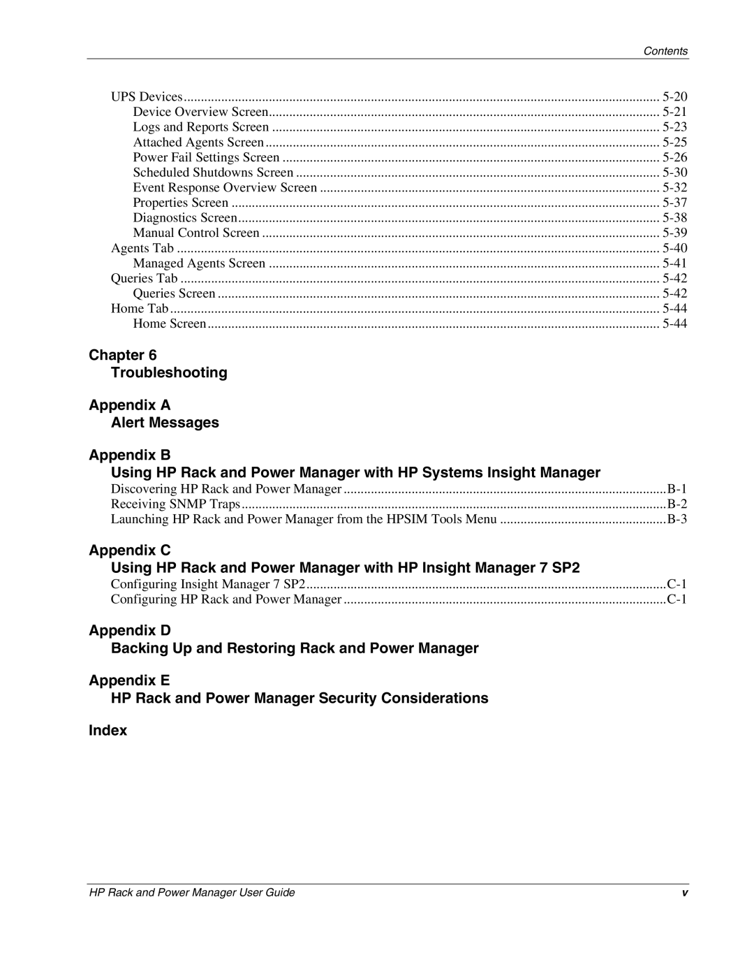 HP Rack and Power Manager Software, Power Proter Software manual Device Overview Screen 