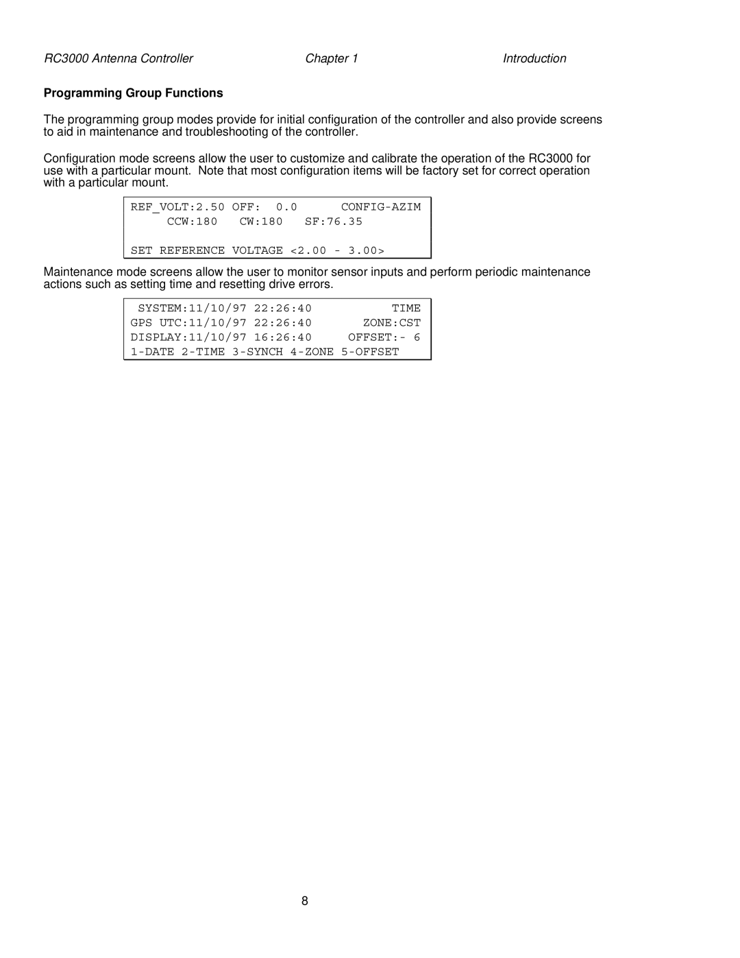 HP RC3000 manual Programming Group Functions 