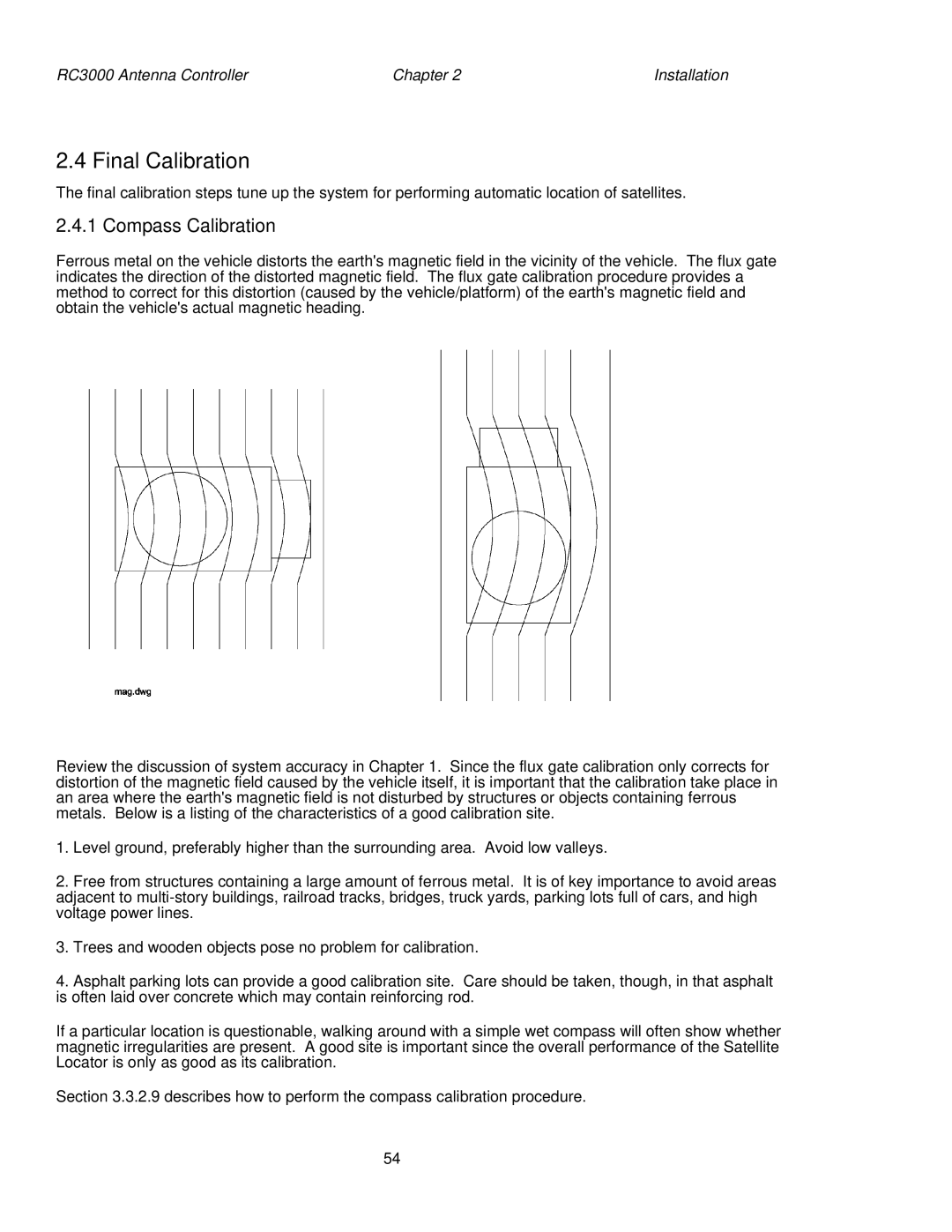 HP RC3000 manual Final Calibration, Compass Calibration 