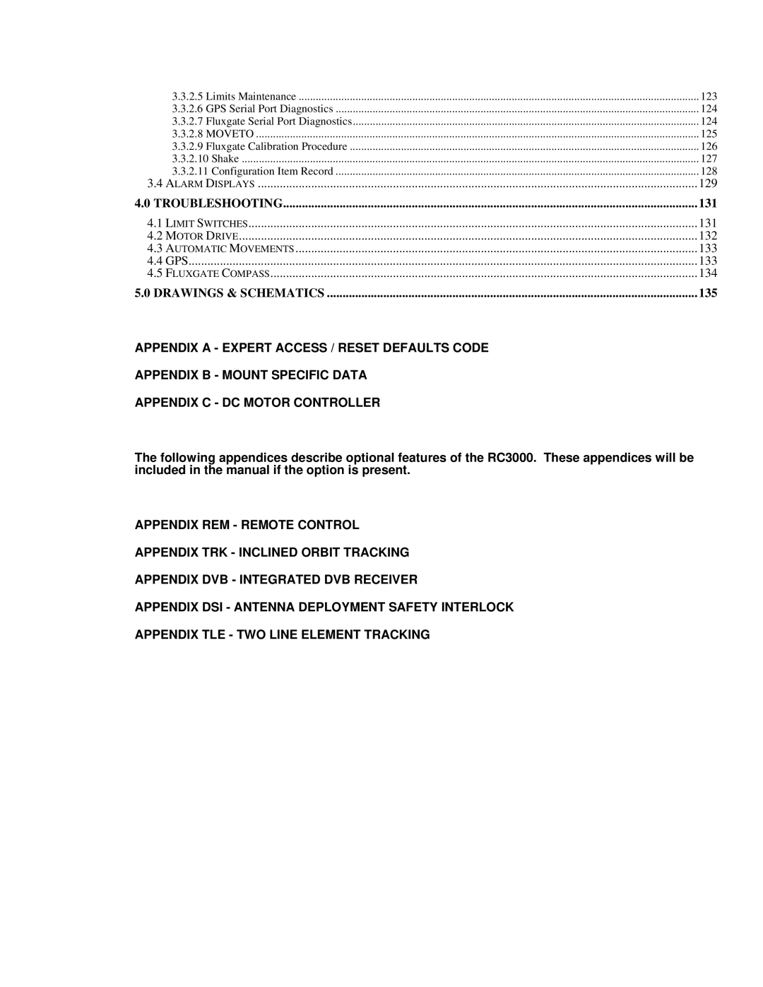 HP RC3000 manual Troubleshooting 