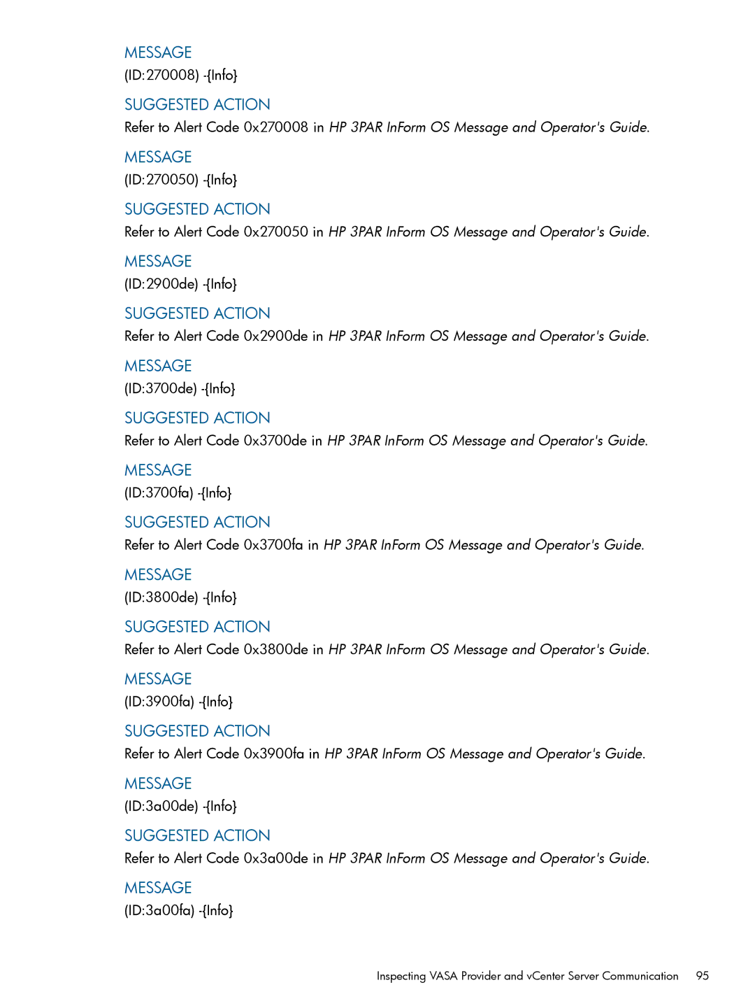 HP Recovery Manager Software for VMware vSphere manual ID270008 -Info 